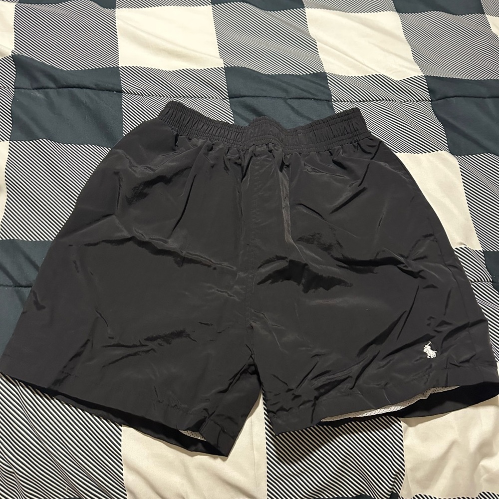 Polo by Ralph Lauren Black Swim Trunks